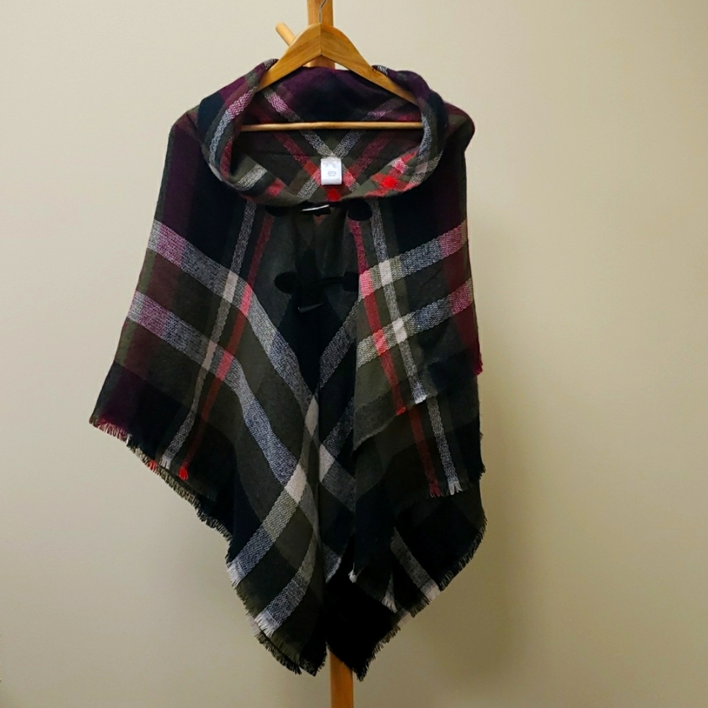 A Womens Flannel Cape